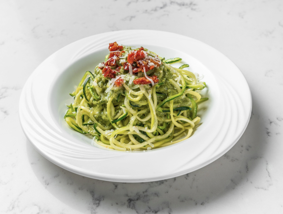 Zucchini Noodles Pesto (gf)