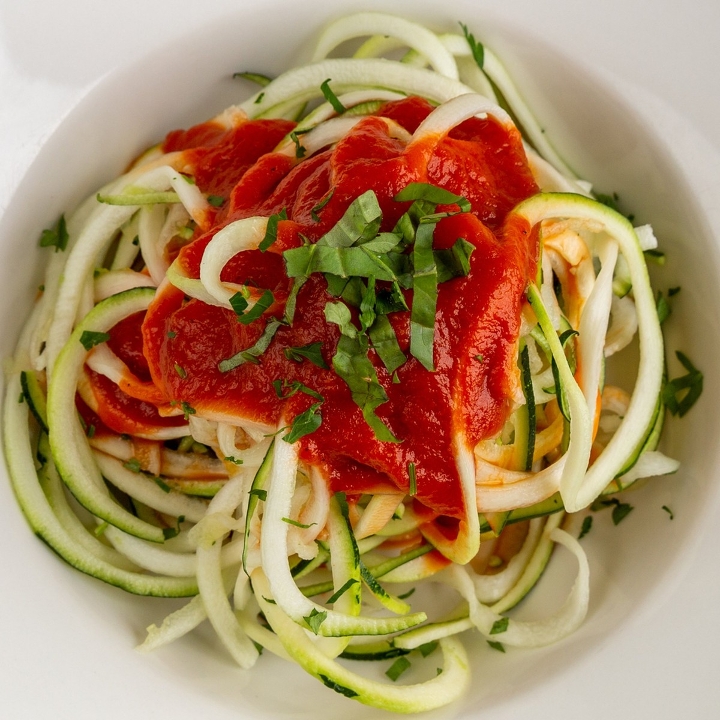 Zucchini Noodles Marinara (gf)