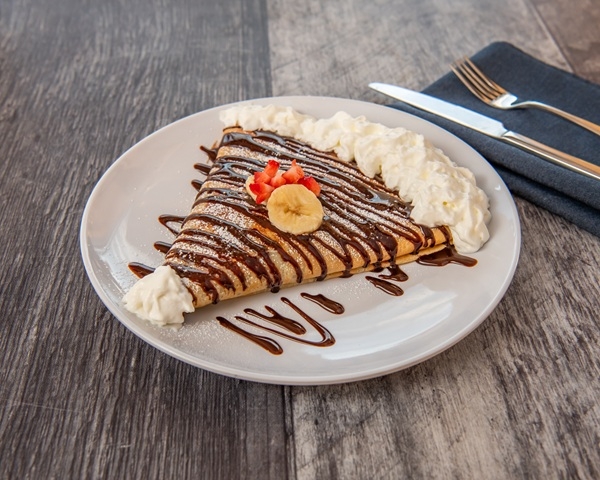 Strawberry Banana Nutella Crepe