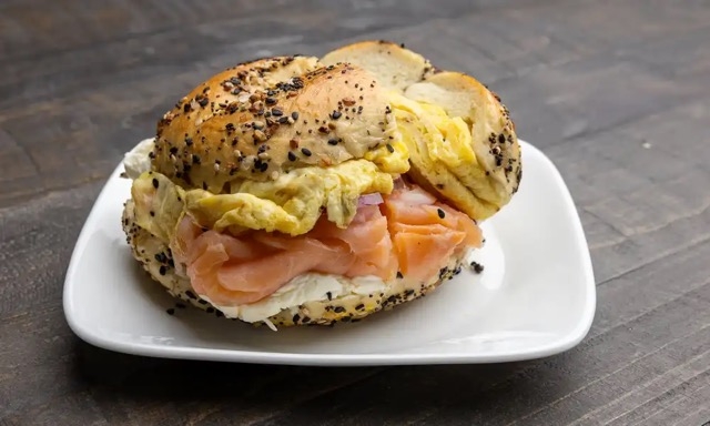 Eggs & Lox On Bagel