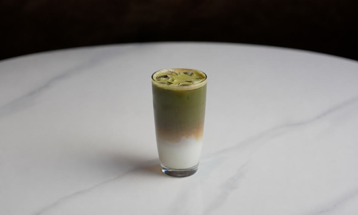 Iced Matcha Machiatto