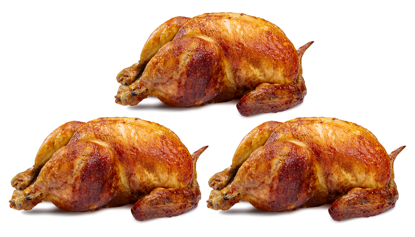 3 Chickens