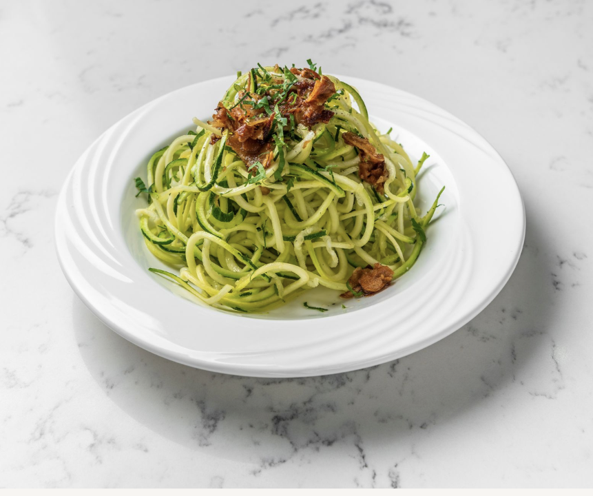 Zucchini Noodles Garlic Oil