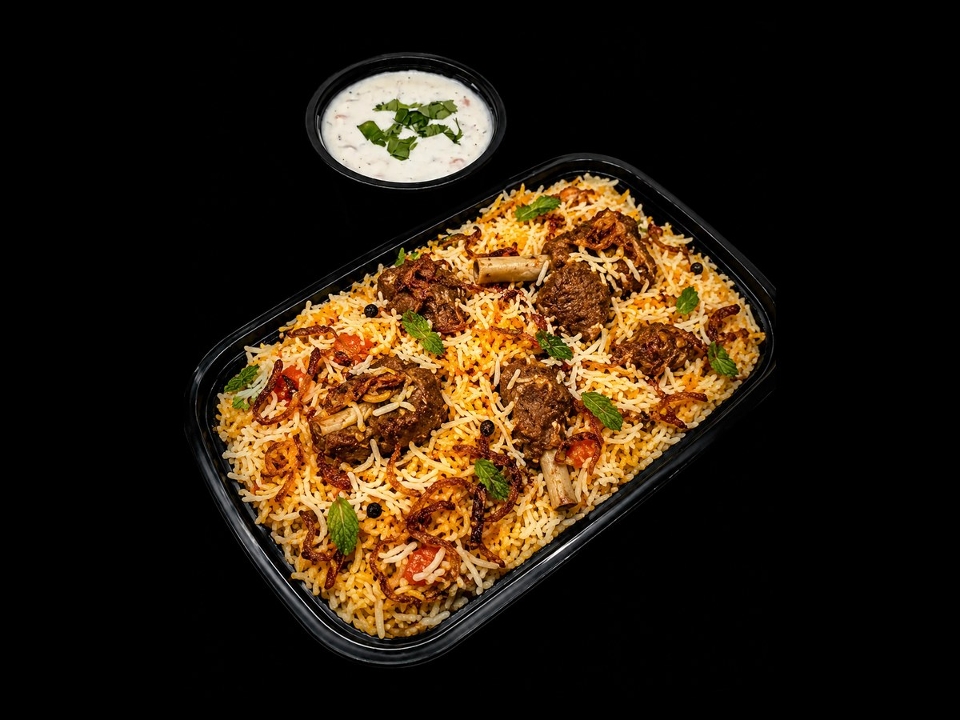 Goat Dum Biryani