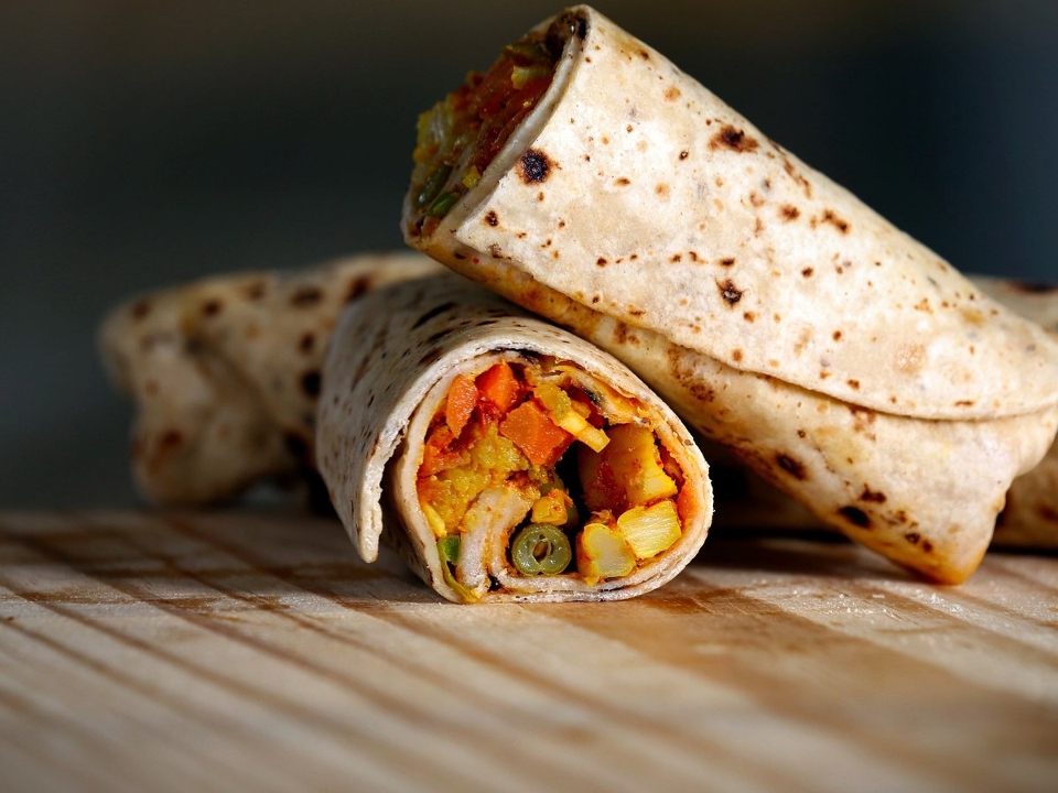 Veg Kati Roll