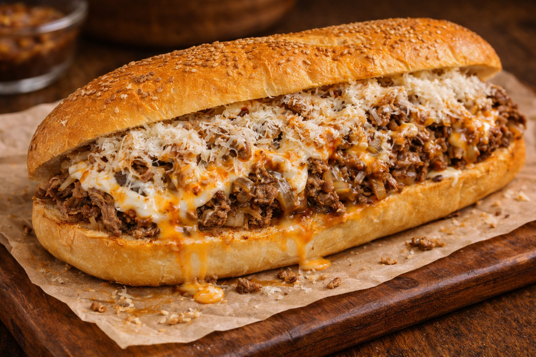 Garlic Parm Cheesesteak