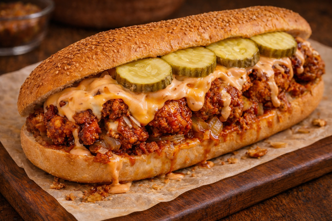 Nashville Chicken Cheesesteak