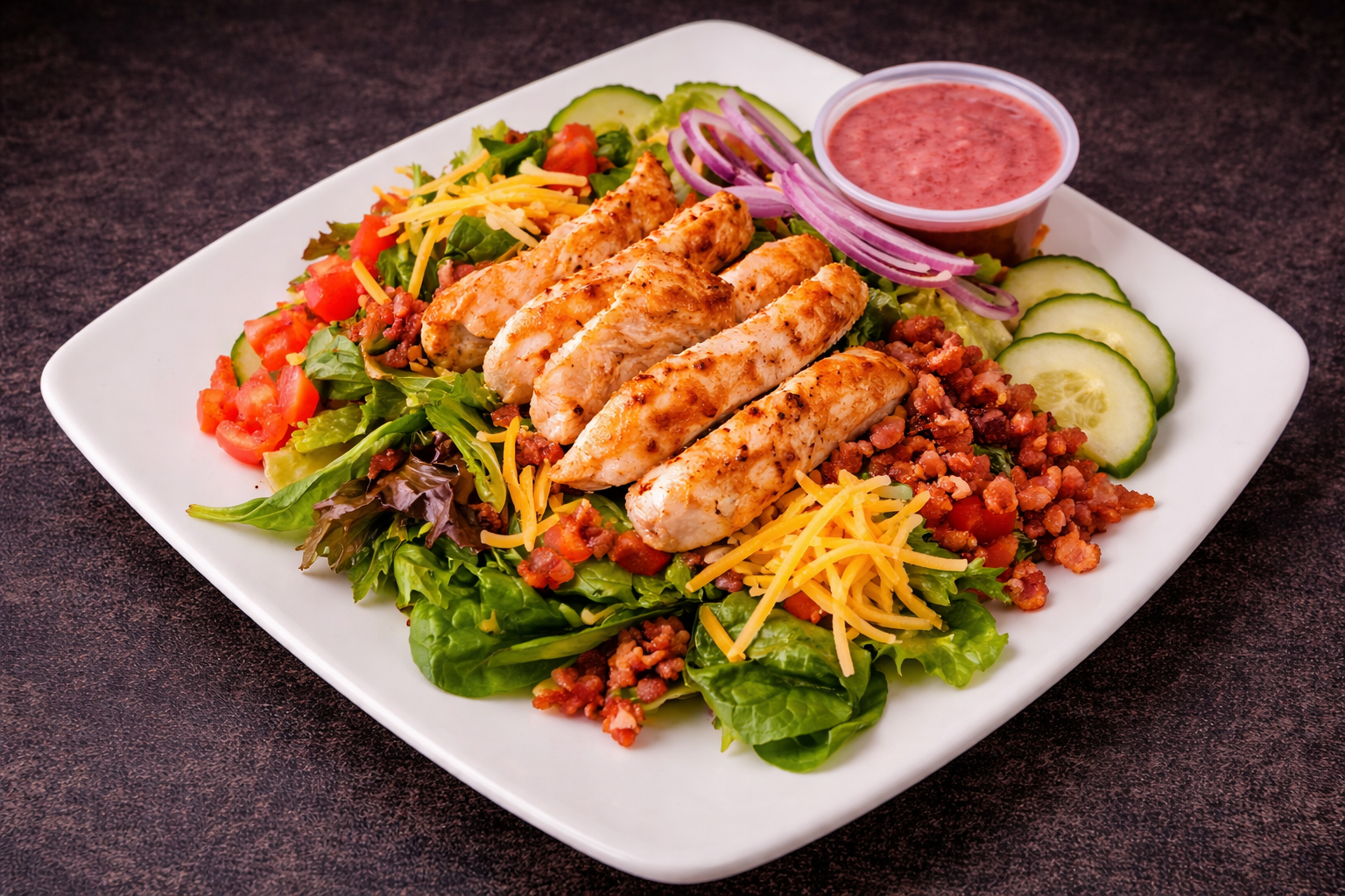 Grilled Honey Mustard Chicken Salad