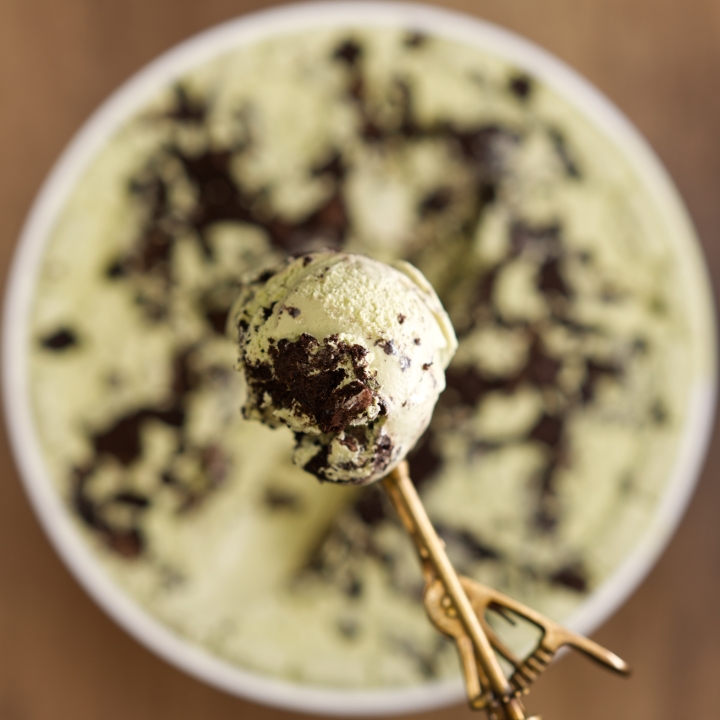 Cookies in Minty Cream ice cream