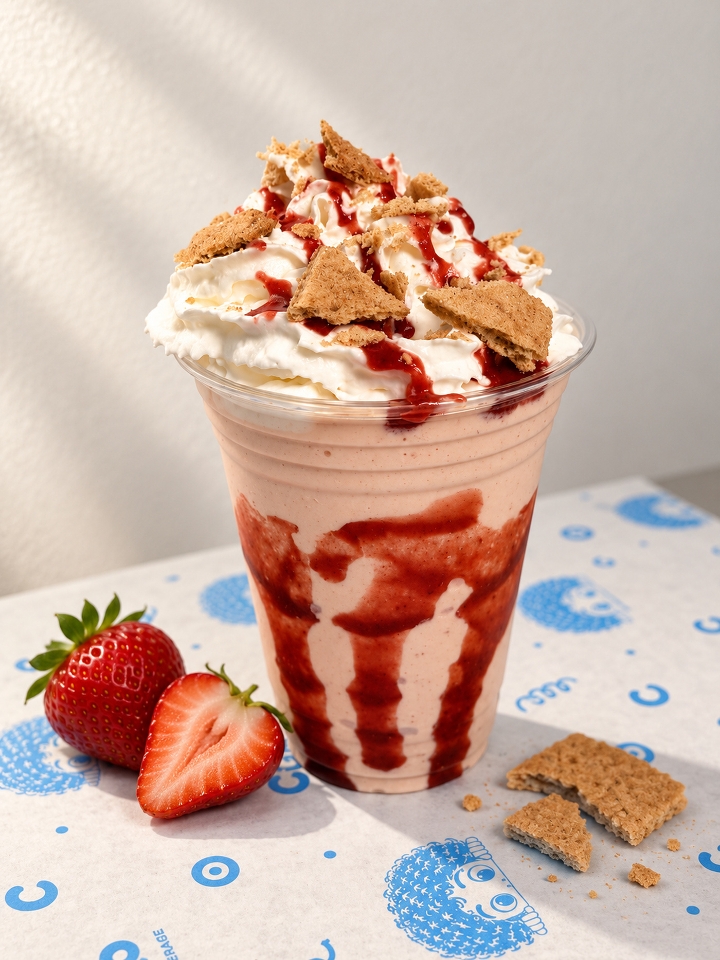 Strawberry Cheesecake Milkshake