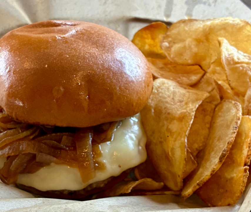 French Onion Burger