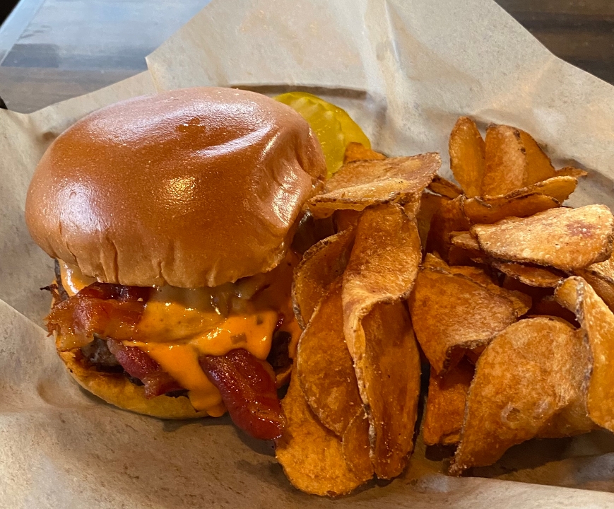 Double Bacon Smash Burger