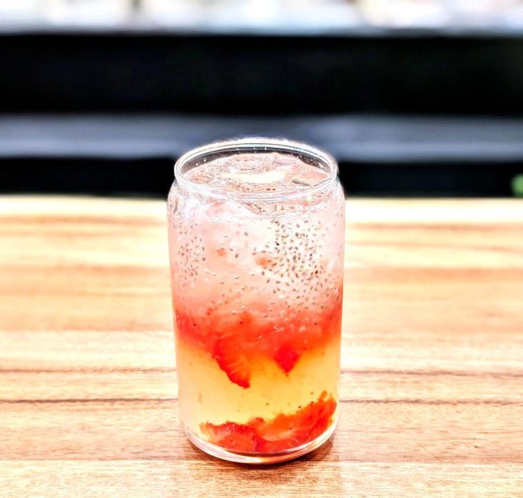 Strawberry Chia Fizz