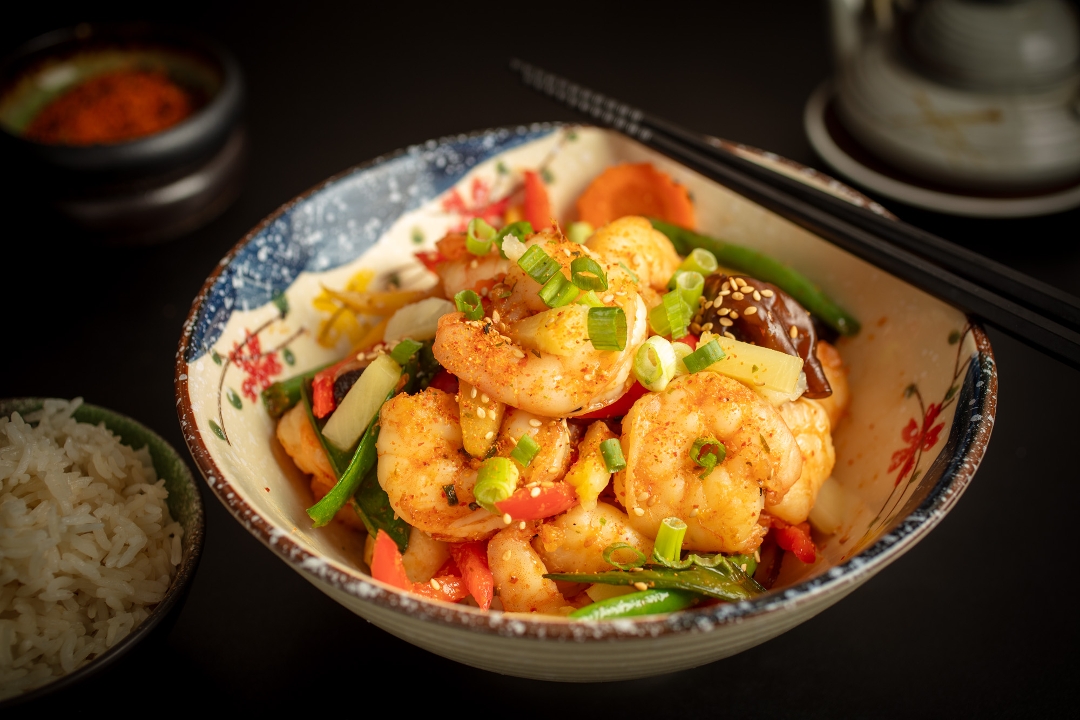 Jumbo Shrimp Teriyaki Don