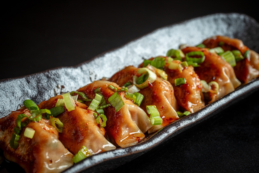 Honey Gochujang Chicken Gyoza