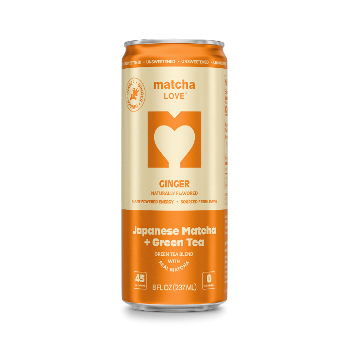 Unsweetened Ginger Matcha + Green Tea