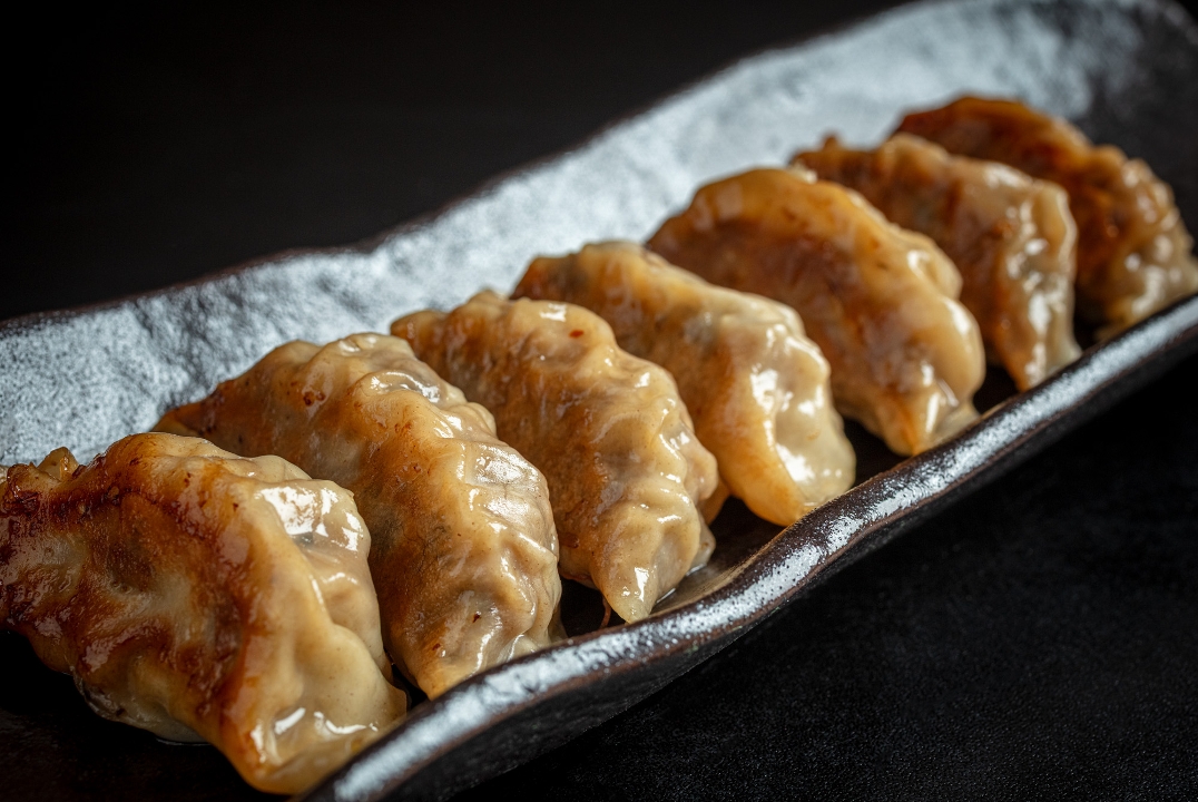 Black Garlic Pork & Vegetable Gyoza