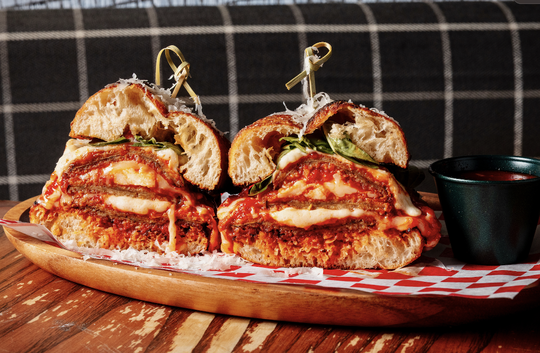 Eggplant Parmesan Panini (GLUTEN FREE)