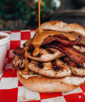 BBQ Bacon Chicken Grilled