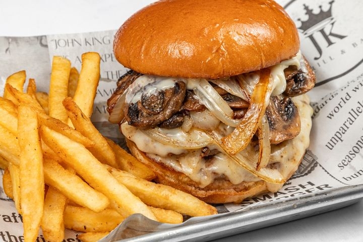 Mushroom Swiss Chicken Grilled