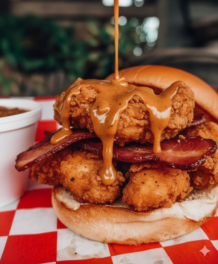 BBQ Bacon Chicken Fried