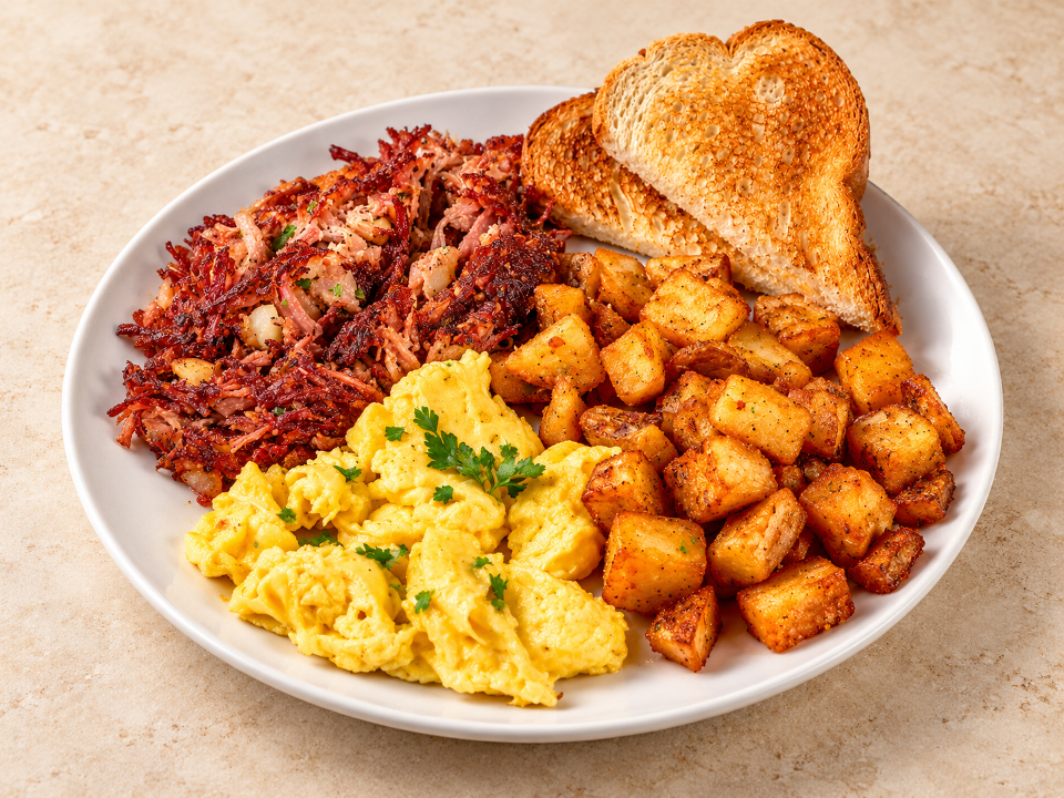 Corned Beef Hash and Eggs
