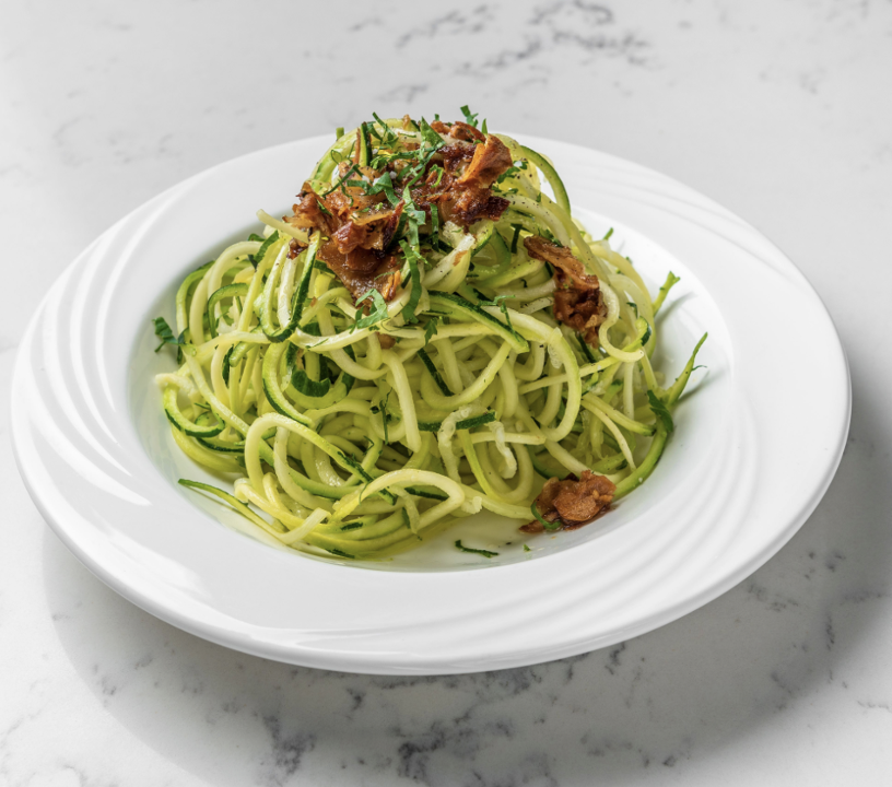 Zucchini Noodles Garlic Oil