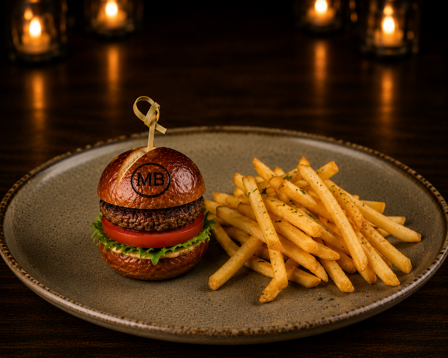 KIDS BEEF SLIDER + FRIES