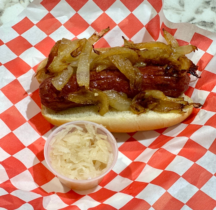 SWEET ITALIAN SAUSAGE IN A BUN