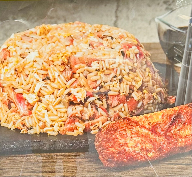 JR PASTRAMI FRIED RICE  W/ EGGROLL