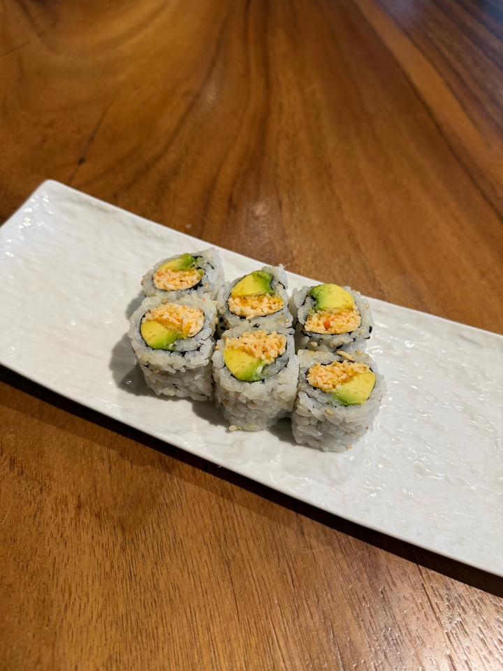 SPICY CRAB AVOCADO CRUNCH ROLL