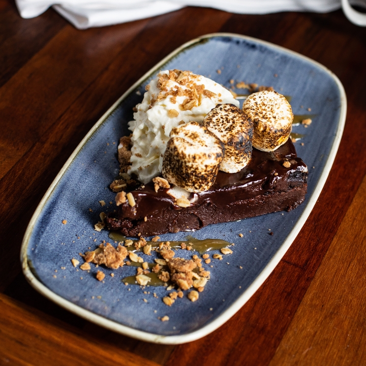 Campfire Rocky Road Pie