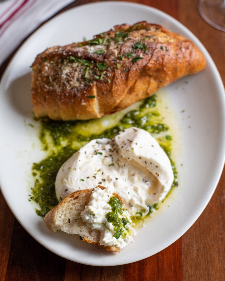 Creamy Burrata Sourdough Baguette