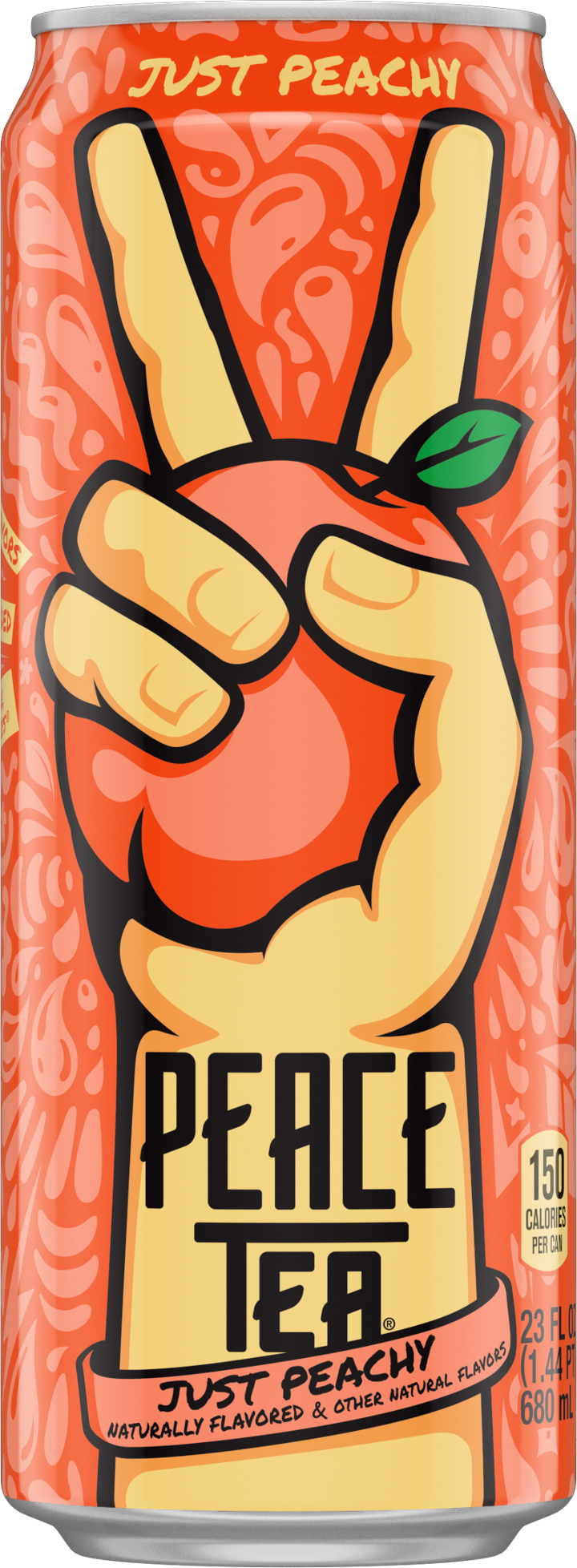 23 oz peace tea peach can