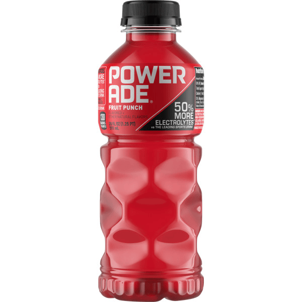 20oz POWERADE Fruit Punch Bottle