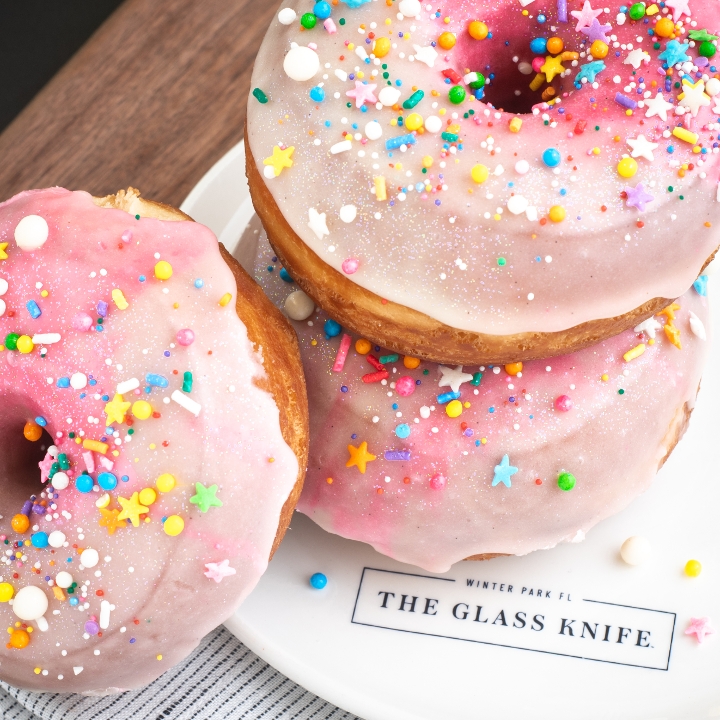 Sprinkle donut at The Glass Knife, Winter Park