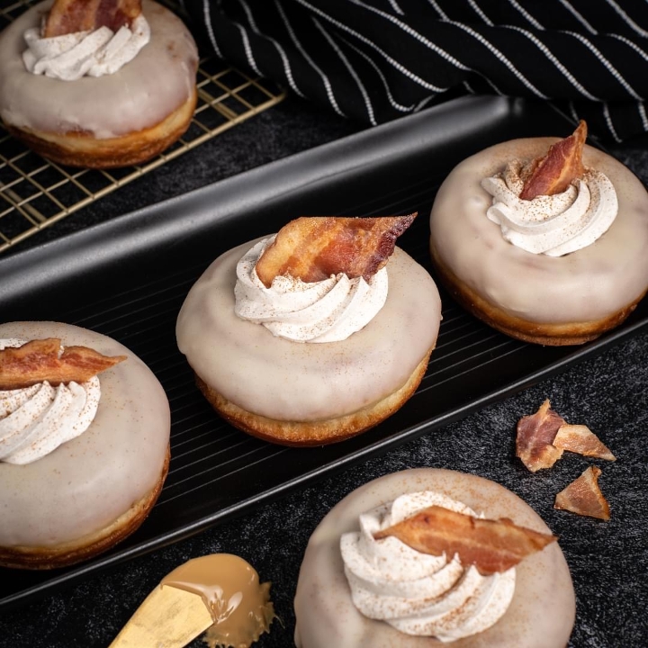 Caramel Bacon donut at The Glass Knife, Winter Park