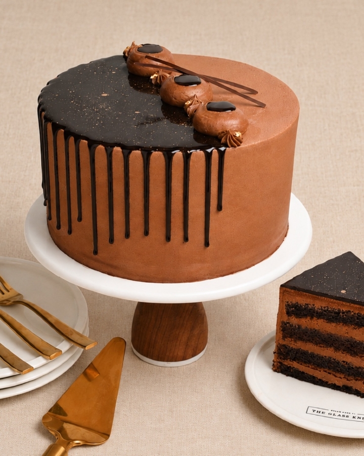 Chocolate Duet Classic Cake