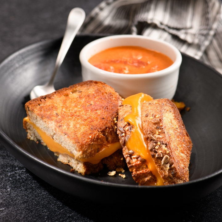 Grilled Cheese & Tomato Bisque