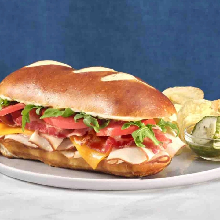 Roasted Turkey Club Sandwich