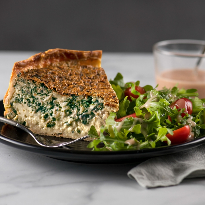Spinach Mushroom Quiche