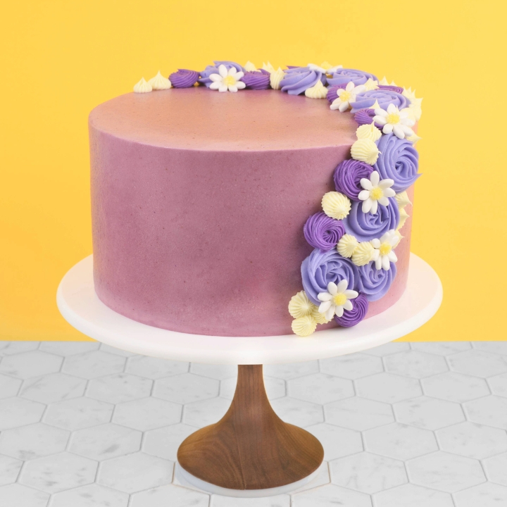 Lemon Lavender Blueberry Classic Cake