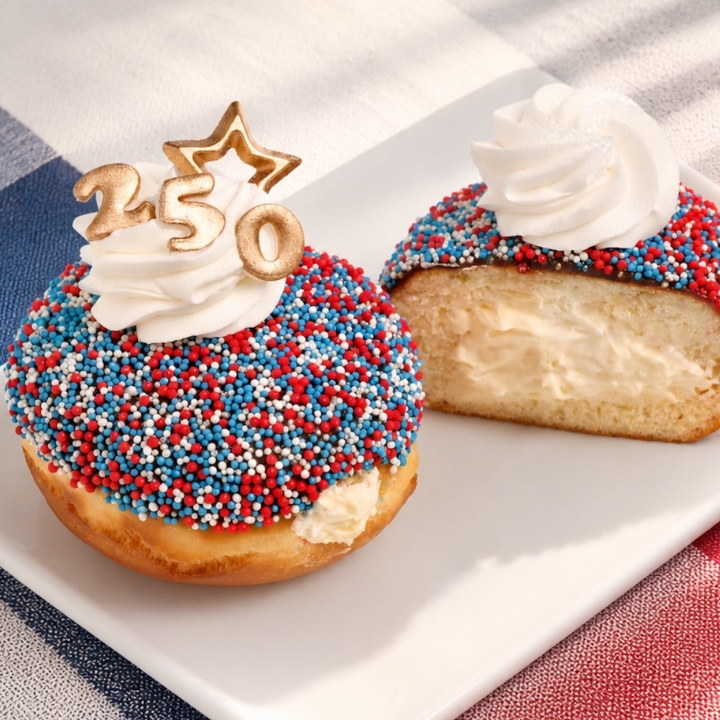 America 250 donut at The Glass Knife, Winter Park