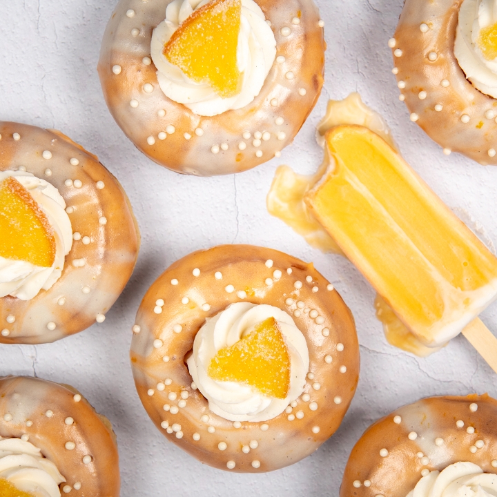 Orange Creamsicle donut at The Glass Knife, Winter Park