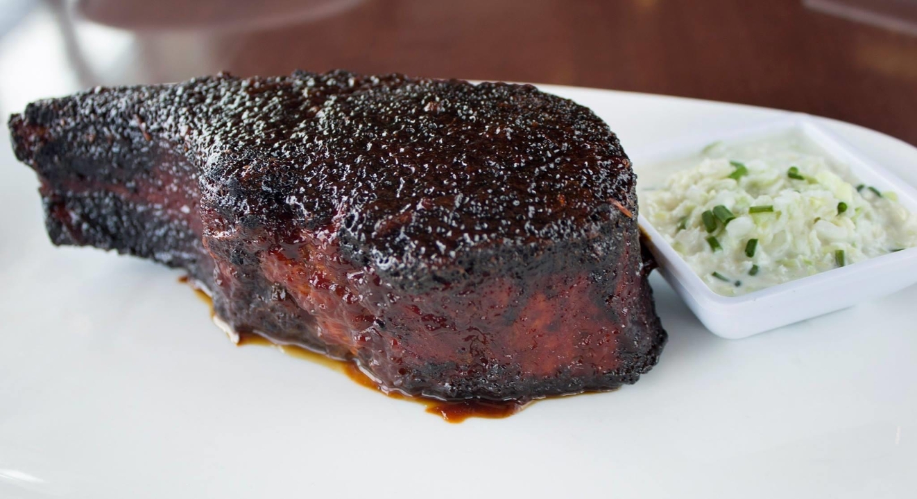 Order BBQ Charcrusted Pork Chop food online from Carson's Prime Steaks and Famous Barbecue of Deerfield store, Deerfield on bringmethat.com