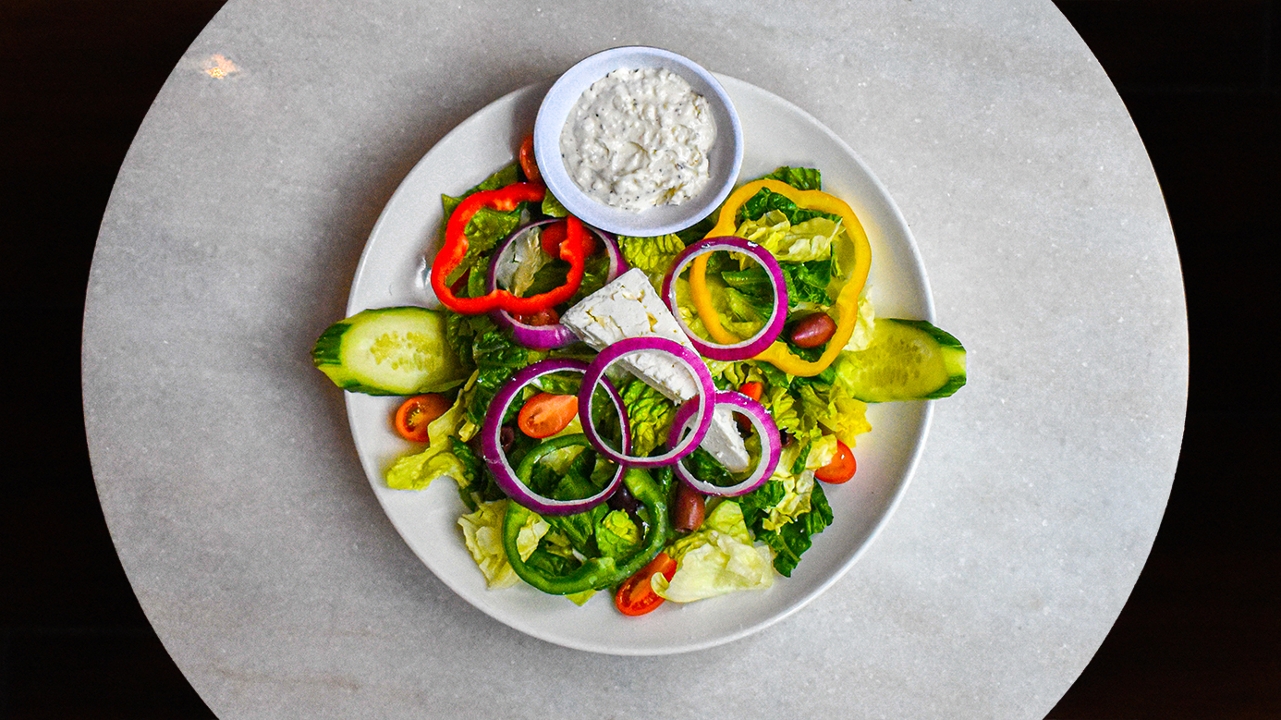 Order Traditional Greek Salad food online from Carson's Prime Steaks and Famous Barbecue of Deerfield store, Deerfield on bringmethat.com
