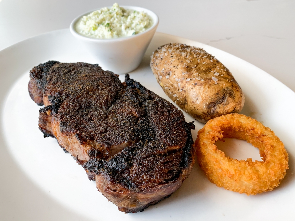 Order Prime NY Strip 16oz food online from Carson's Prime Steaks and Famous Barbecue of Deerfield store, Deerfield on bringmethat.com