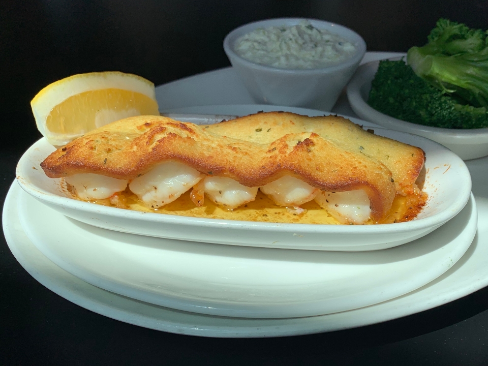 Order Shrimp DeJonghe Dinner food online from Carson's Prime Steaks and Famous Barbecue of Deerfield store, Deerfield on bringmethat.com