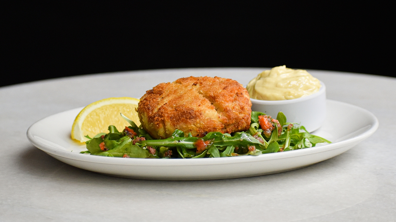 Order Jumbo Lump Crab Cake food online from Carson's Prime Steaks and Famous Barbecue of Deerfield store, Deerfield on bringmethat.com