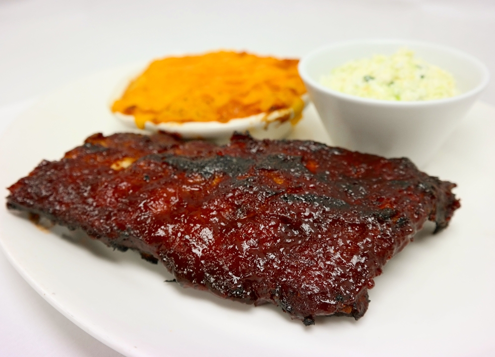 Order BBQ Baby Backs 1/2 food online from Carson's Prime Steaks and Famous Barbecue of Deerfield store, Deerfield on bringmethat.com